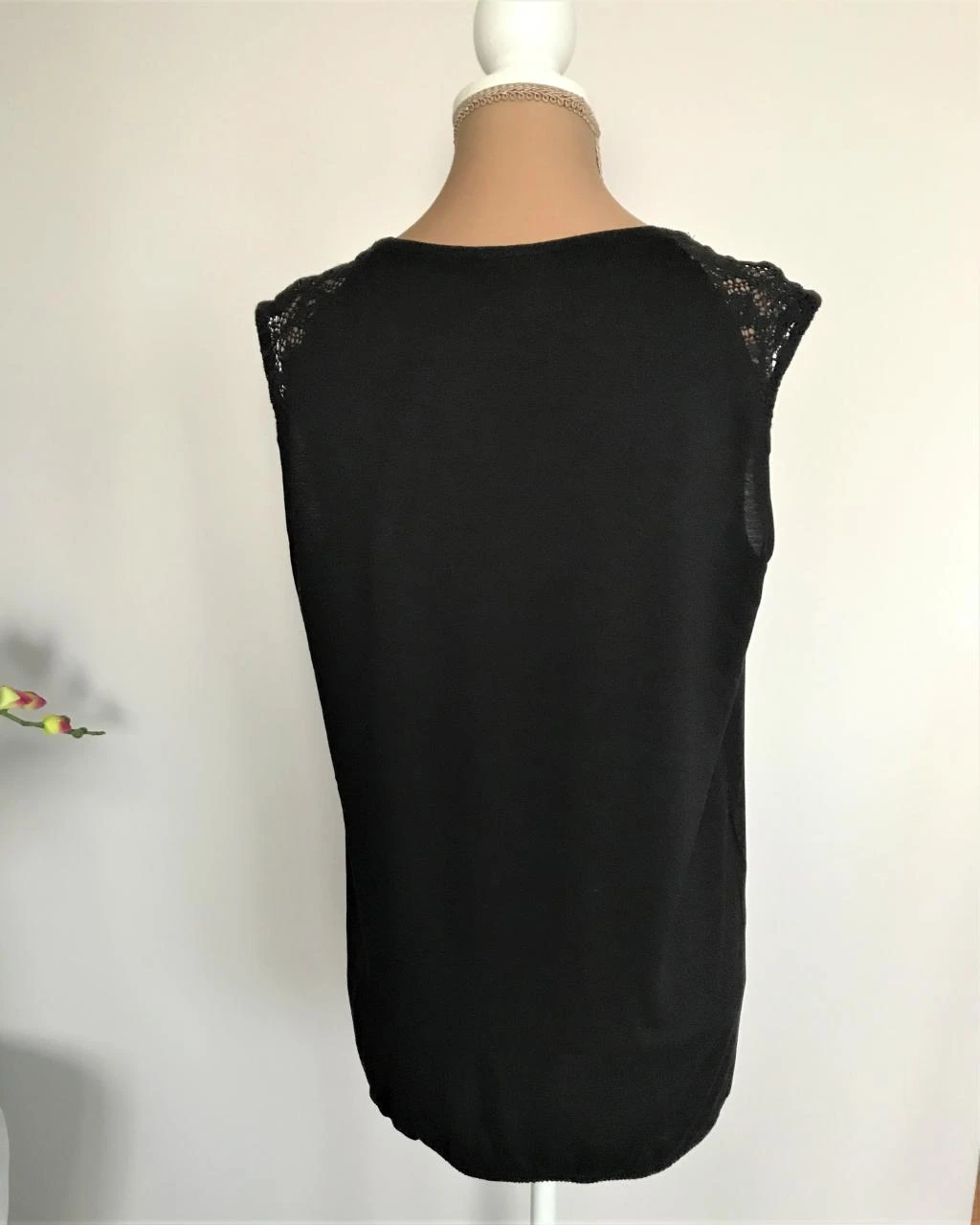 Street One 40/42 new type blouse without sleeves and pearls. – photo 2